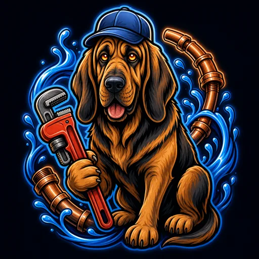 PipeHound bloodhound mascot
